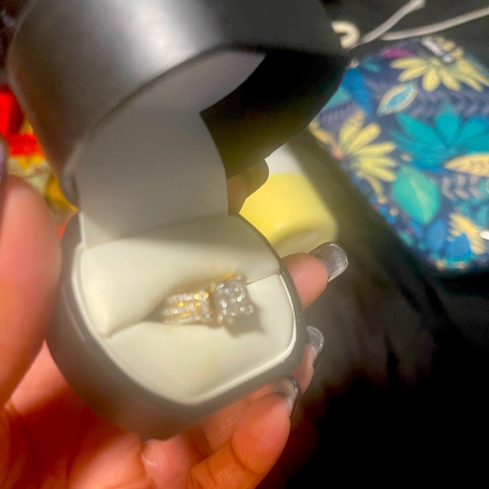 Diamond engagement ring size 5